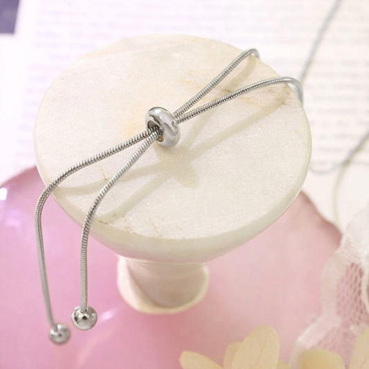 Collar Lariat con Esferas