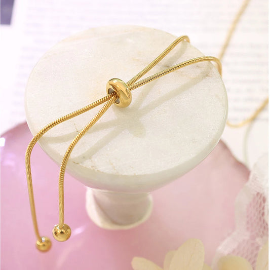 Collar Lariat con Esferas